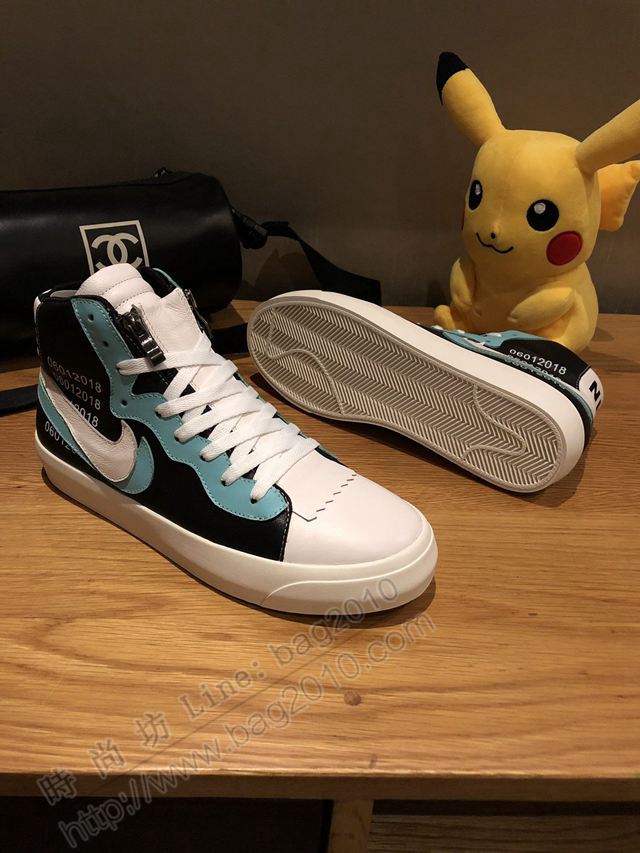 Nike男鞋 2019秋冬 耐克聯名Air Jordan 1最新系列 耐克牛皮休閒高幫男鞋  hdx13075
